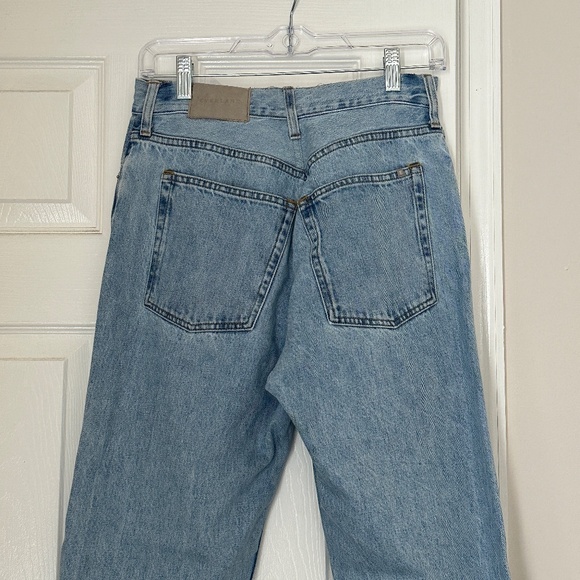 Women's Everlane Light Wash The Relaxed Straight Fit Organic Cotton Jeans 27 Reg - Picture 3 of 8